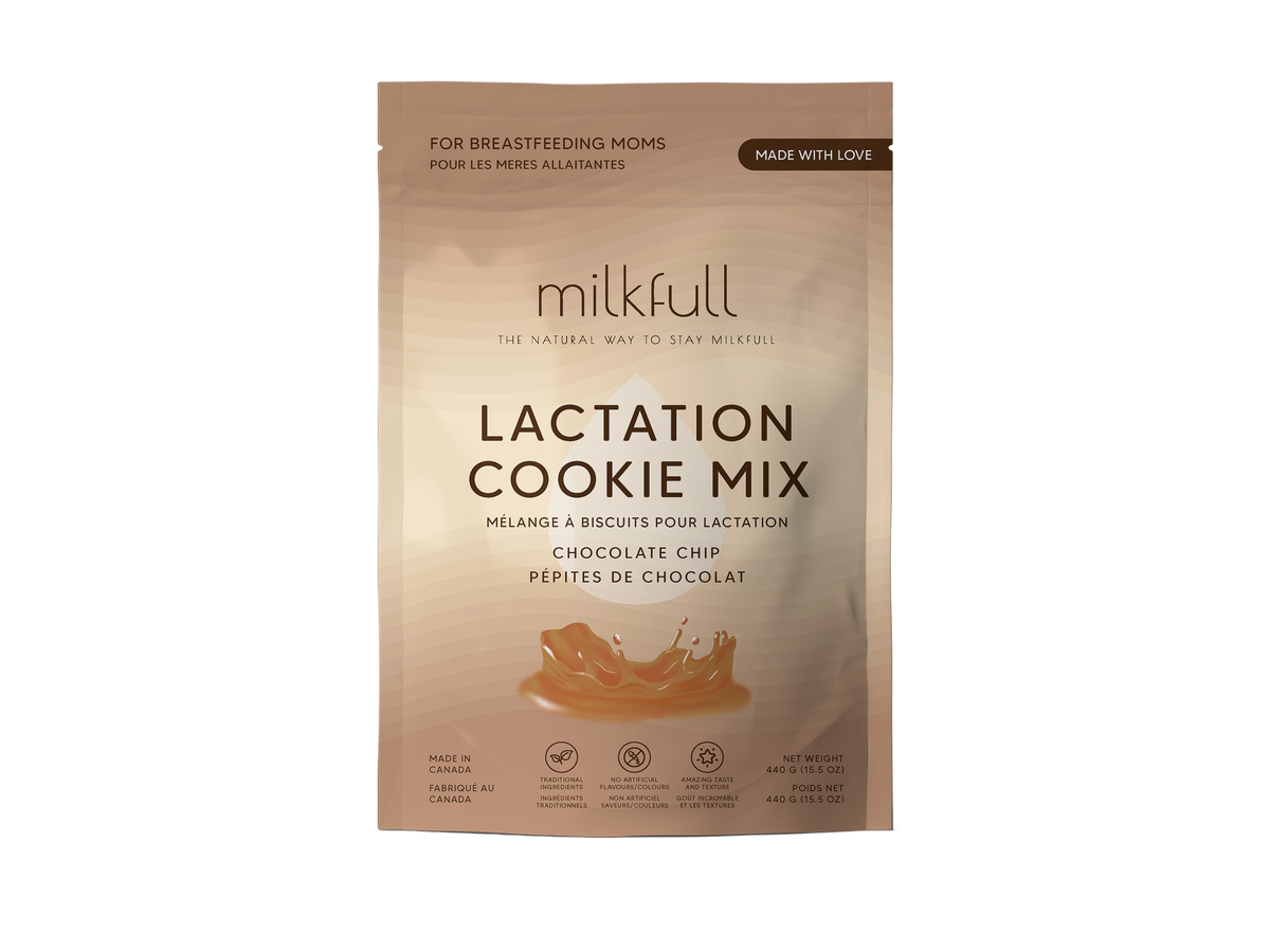 Milkfull™ Organic Lactation Chocolate Chip Cookie Mix Nourishing, Delicious Support for Breastfeeding Moms