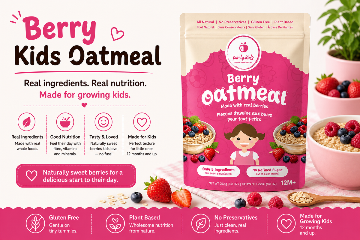 Purely Kids Organic Berry Kids Oatmeal