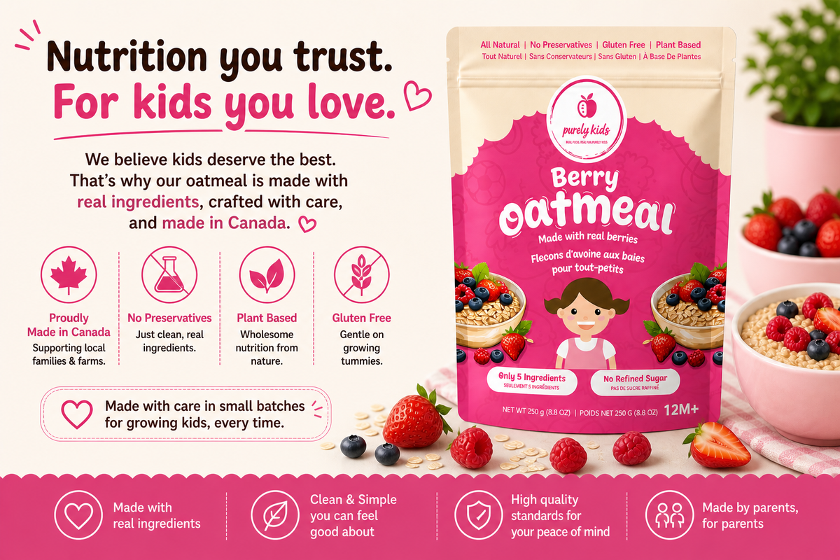 Purely Kids Organic Berry Kids Oatmeal