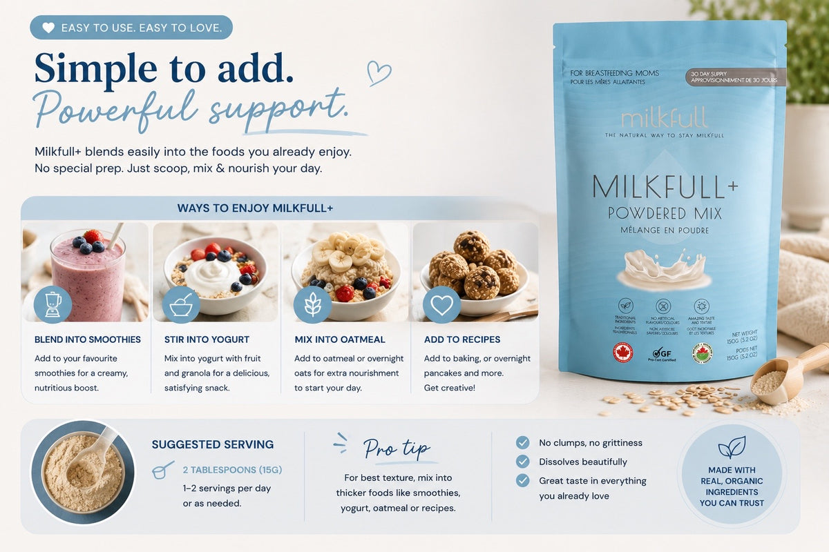 Milkfull+ Organic Powdered Mix – 150 g