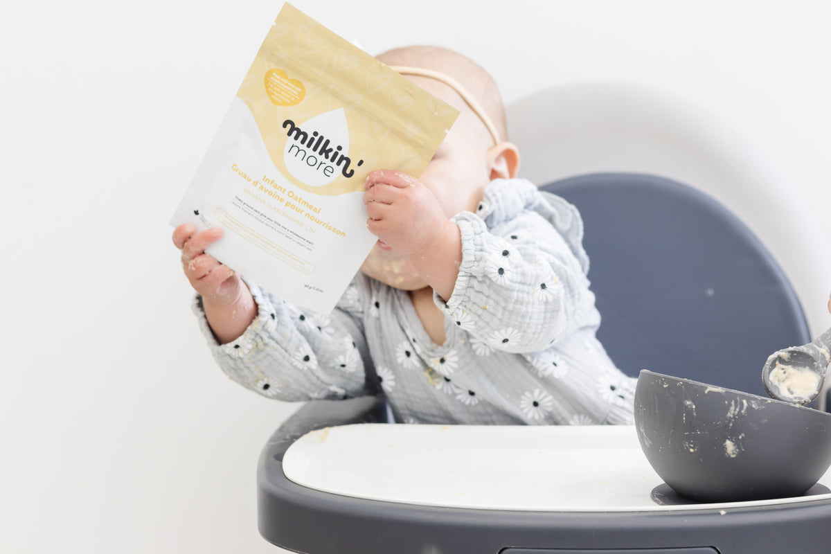Purely Kids Organic Banana Flax Infant Oatmeal