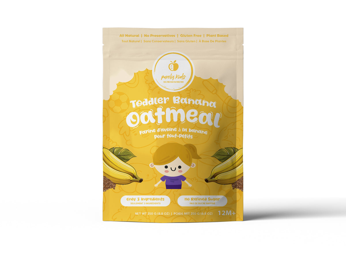 Purely Kids Organic Banana Flax Kids Oatmeal