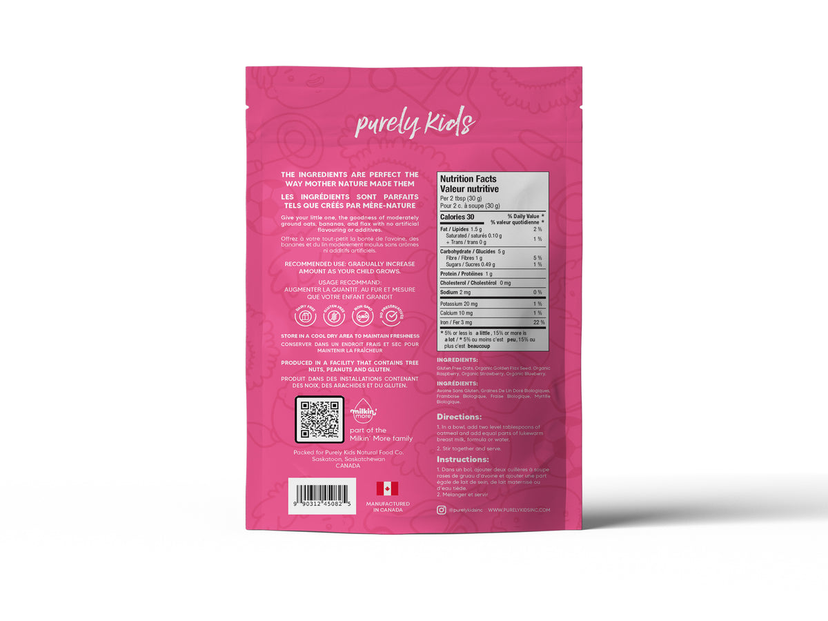 Purely Kids Organic Berry Kids Oatmeal