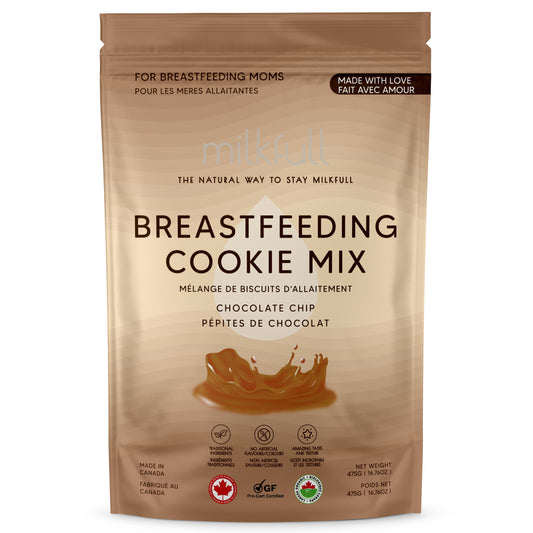 Milkfull™ Organic Lactation Chocolate Chip Cookie Mix Nourishing, Delicious Support for Breastfeeding Moms