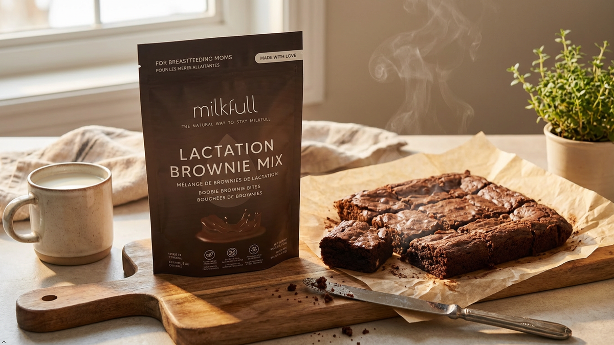 Milkfull™ Organic Brownie Mix for Breastfeeding Moms