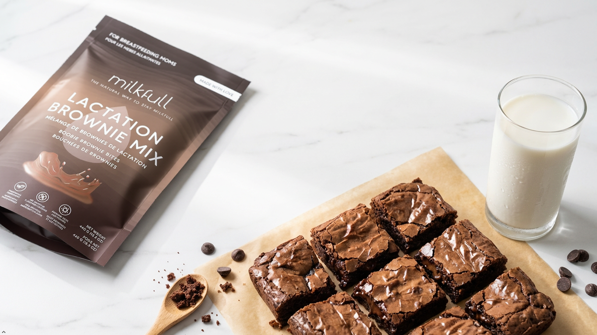 Milkfull™ Organic Brownie Mix for Breastfeeding Moms